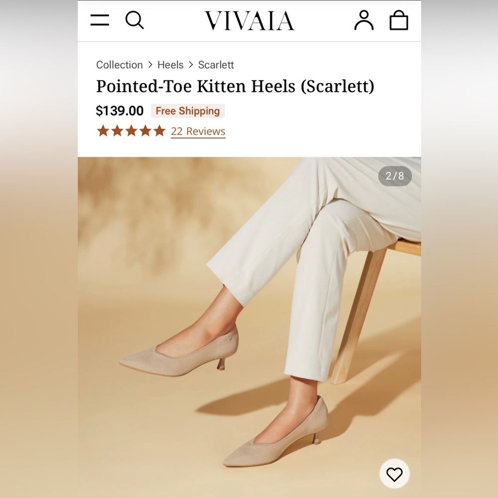 Vivaia nude pumps - NWOT